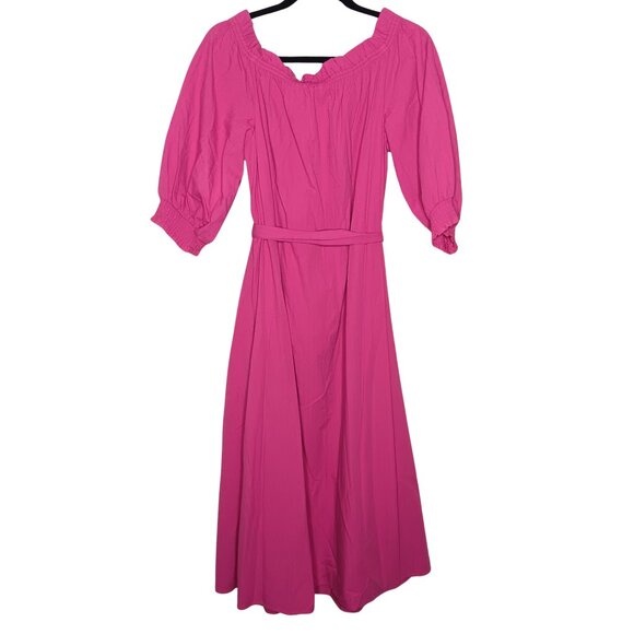 Ann Taylor Lot of 2 Dresses Peasant Midi and Floral Mini Shirt Dress - Picture 2 of 14